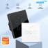 Tuya WiFi 1 Gang Smart Touch Switch Black Color (Latest Edition)